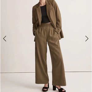 Madewell wide leg pull on pants Drapeweave Carley Wide-Leg Pants